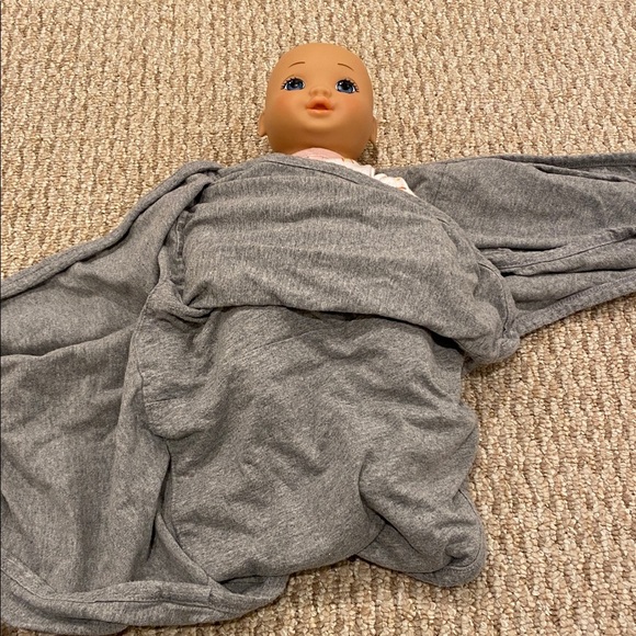 Miracle Baby Blanket Swaddle Gray One Size for Baby Back Sleeping Swaddle - Picture 8 of 8